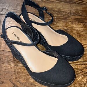 Lane Bryant Black Women's Wedge Shoes